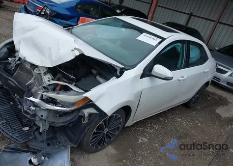 2016 Toyota Corolla S Plus from USA, damaged, VIN 5YFBURHE3GP460075